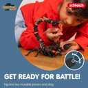 Schleich Eldrador Creatures - 8" Lava Scorpion Action Figure - Movable Scorpion Toy for Boys and Girls - Mythical Creature Figurine - Durable Fantasy Animal Beast Monster Toys for Kids Ages 7+ | 70142