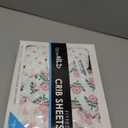 GROW WILD Crib Sheets 3 Pack - Soft & Stretchy Jersey Cotton Fitted Baby Crib Sheets for Girls, Cute Toddler Bed Sheets for Baby Girl (Hearts & Flowers)