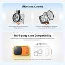 SmallRig Square ND & Black Mist Filter Kit for iPhone 17 Pro Max, Magnetic Lens Filters with Base Mount, Black Mist Diffusion 1/4 Filter/ND2/ND4/ ND8/ND16/ND32, 6 Pack, Silver - 6077