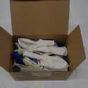 RUBFAC 144pcs Blue Balloons Arch Garland Kit, 18/12/10/5 Inch Blue White and Silver Party Balloons Silver Confetti Latex Balloons for Birthday Wedding Baby Shower Deorations