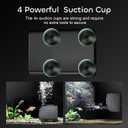 GROWNEER 550GPH Submersible Pump 30W Fountain Water Pump, 2000L/H, with 7.2ft High Lift, 3 Nozzles for Aquarium, Fish Tank, Pond, Hydroponics, Statuary, Pool