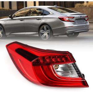 Huray Tail Light for Honda Accord 2018-2021 Outer Taillight Assembly Brake Lamp Replacement Driver Side (Left)
