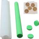 BOOWAN NICOLE Round Silicone Column Embed Molds for Soap Making, Tube Mould for Resin Unique Shapes Soap Making Supplies (T0012)