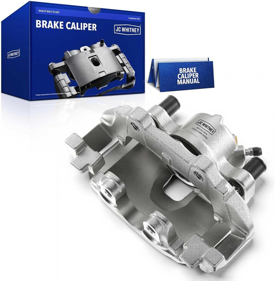 JC Whitney JFBAJCWBC00999 Front Right Brake Caliper Assembly with Bracket - Compatible with Ford Escape 2013-2019, Focus 2013-2014, Transit Connect 2014-2023, Lincoln MKC 2017-2019