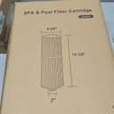 Spa Filter Cartridge for 6CH-960, Closed Handle(Not be Removed) 2 PKHot Tub Filter Compatible with PJW60TL-F2S, Jacuzzi J-300, J-400, Filbur FC-2800, Pentair 178654, 6540-476, 6540-383