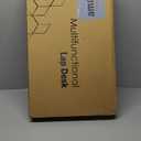 Large Lap Laptop Desk - Full PU Material Mouse Pad Gaming Tray - Portable LapDesk with Phone Holder & Wrist Rest for Notebook, MacBook, Tablet, Bed, Sofa(Gray, Fit Up 17.3-in Laptops)