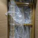 Large Moon Curved Metal Arch Backdrop Stand - Set of 2 Flower Arch for Wedding, Birthday, Anniversary & Bridal Showers (6.2ft, 6.9ft) - Pieces Missing