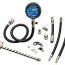 OTC 5605 Deluxe Compression Tester Kit for Gasoline Engines with Easy to Read 2-1/2" Dual Scale Gauge, Extra Long Flex Hose, Multiple Adapters, and Storage Case