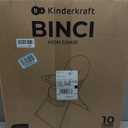 Kinderkraft BINCI Folding High Chair, Beige
Lightweight 11 lb, Compact for Small Spaces and Travel, Adjustable Tray with Cup Holder, Footrest, 5-Point Harness