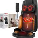 Shiatsu Neck and Back Massager with Heat, Back Massager for Pain Relief Deep Tissue, 8D Kneading Massage Chair Pad for Home Office, Gifts for Men Women
