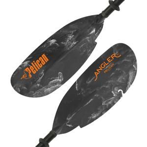 Pelican - Poseidon Angler Paddle - Aluminum Shaft with Reinforced Fiberglass Blades - Lightweight, Adjustable Kayaks Paddles - Perfect for Kayak Fishing (94.5 in - 240.03 cm, Black Marble)