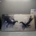 Suconvng Canvas Wall Art Decor Painting Abstract Flying Eagle Wall Art For Living Room Print Abstract Wall Decor Picture For Bedroom Home Office Artwork Ready To Hang 24 × 48 Inches