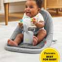 Skip Hop Baby Ergonomic Activity Floor Seat for Upright Sitting Lightweight and Travel-Friendly Silver Lining Cloud Grey Age 0+