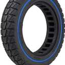 50/75-6.1 Scooter Tire: 10x2.125 Solid Rubber Tires for Okai Gotrax Apex Pro XL Rival XR Ulxta Electric Scooter, 10 Inches Honeycomb Tubeless Replacement Wheels Blue 1 Pcs