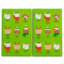 2 x Feline Festive Gift Card Holder