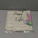 JOJOGOGO He is Risen Easter Decor Throw Pillow Covers 18x18 Set of 4, Religious Easter Decorations Pillow Covers 18 x 18, Christian Home Decor Gifts Purple Throw Pillows for Couch and Bed