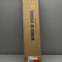 ECCPP Original Window Visor Windows Rain Guards Dark Smoke, 4-Piece Fits for Sport Utility 2001-2007 for Toyota Highlander Window Deflector Windows Rain Guards