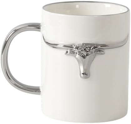 Pampa Bay Mug (White and Silver)
