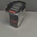 Rubbermaid Brilliance 12-Cup Airtight Food Storage Container, Perfect for Pantry Staples, Clear/Grey