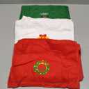 Tatuo 12 Pieces Christmas Bathroom Towel Santa Reindeer Snowman Cotton Decorative Hand Towels Fabric Christmas Cotton Embroidered Hand Towels for Kitchen Bathroom Home Cleaning (Classic Style)