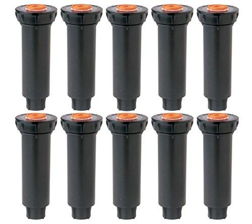 Rain Bird 1800 Series Pop-Up Sprinklers 9 PACK - Nozzles NOT included - RainBird 4" 1804 model pop up irrigation sprinkler for lawn, yard, garden, planter beds