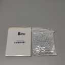 Jetec 120 Pcs Metal Curtain Track Hooks S Shaped Small Curtain Metal Drape Wire Hooks for Ceiling Drape Track (White)