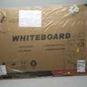 VIZ-PRO Magnetic Whiteboard/Dry Erase Board, 48 X 36 Inches, Silver Aluminium Frame