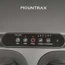 MOUNTRAX Foot Massager Machine with Heat, Foot Massager for Plantar Fasciitis, Neuropathy Pain, Shiatsu Foot Massager with Remote, Fits Feet Up to Men Size 12 (Black)