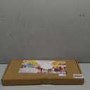 Acrylic Sticker Display Stand with Curved Pockets for Big 4'' Stickers- Brochure Holder with Customizable Space - On the Go Display Stands for Vendor Events - Ideal for Small Business Vendors (Medium)