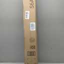 UNISHADES no Drill Cordless Roman Shades for Windows, 32" W x 64" H - 100% Blackout - Linen - Beige