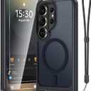 for Samsung Galaxy S26 Ultra Case with Screen Protector+Camera Lens Cover,Military Grade Heavy Duty Shockproof Phone Cover with Wrist Lanyard Strap for Samsung S26Ultra