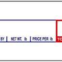 VisionTechShop LST-8000 Printing Scale Label, 58 x 30 mm, Non-UPC 36 Rolls Per Case, Lower Price Than 12 Rolls