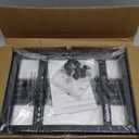 Homeiju Expandable Shoe Rack, 2 Tier Metal Shoe Shelf, Adjustable Shoe Stand for Sneakers, Boots, Heels, Heavy-Duty Steel Standing Shoe Organizer for Entryway, Closet, Bedroom, Black