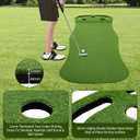 Wekin Indoor Putting Green,2x8ft Artificial Turf Putting Green with Adjustable Putter, 2 Balls, Perfect Golf Putting Game Mat for Home,Party,Office