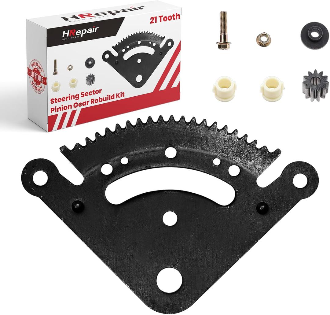 Steering Sector Pinion Gear Rebuild Kit Replacement for John Deere LA100 LA105 LA120 LA130 LA135 LA140 LA150 LA165, John Deere D Series Lawn Tractors Replaces# GX21924BLE, GX20053, GX20054, GX21994