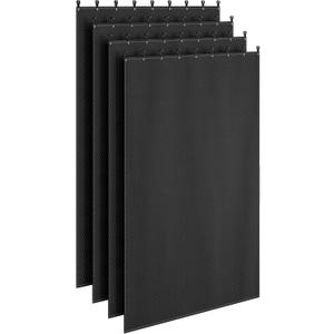 Soundproof Blanket for Door 4PCS, 96" x 80" Heavy Duty Acoustic Sound Dampening Blanket with Metal Grommets, Noise Reduction & Light Blocking for Studio, Room, Basement (96" x 80")