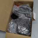 Side Mount Plate Caster Wheels - Thickened L-Shaped Mounting Heavy Duty 1200 LBSSet of 4 with Brake360 SwivelLockingCastor Wheels for FurnitureCartsCabinetTable(Black, 3 inchs)