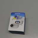 Small Body Camera with Spring Clip, 1080P Thumb Action Camera, Electronic Anti-Shake and Record While Charging, Action Cameras for Work Travel Pet Walking,White