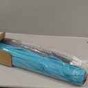 ABCCANOPY 9ft Scalloped Patio Umbrella, Outdoor Table Umbrella with Tilt and Crank, Fiberglass Ribs Deck Umbrella for Patio, Pool, Garden, Picnic (Turquoise)