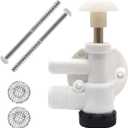 385314349 314349 RV Water Valve Kit Toilet Water Valve Assembly by Sikawai Fit for Dom-etic Sealand VacuFlush Toilet Models
