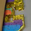 Rainbow Number 3 Pinata for 3rd Birthday Party Decorations, Fiesta, Centerpieces, Kids Anniversary, Celebrations, Birthday Party Supplies (16.1 x 10.6 x 3 Inches)