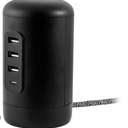 Philips 3 USB-A 1 USB-C 2 Outlet Desktop Charging Station With Cord