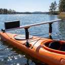 Kayak Motor Mount, Fishing Kayak Trolling Motor Mount Rack Aluminum Outboard Mounting Bracket Holder Kit