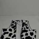 Mens Cow Print Costume Vest Adult Festival Halloween Sleeveless Cosplay Partywear Hippie Costume Waistcoat,  XL
