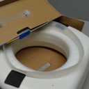 AquaSense 770-610 4" Portable Raised Toilet Seat Riser, Elevated Toilet Seat for Seniors