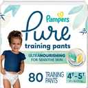 Pampers Pure Protection Training Underwear, Unisex, Size 4T5T, 80 Count, Premium, Hypoallergenic, Soft, Absorbent