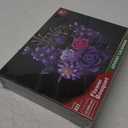 Advent Calendar 2025 for Adults Teens, 12 Purple Rose Flower Bouquet Building Blocks, 24 Days Surprise Christmas Countdown Calendar with 822 PCS Gothic Artificial Flowers Home Decor for Women Men Teen