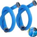 Pool Hoses for Above Ground Pools 1.5" x 59" Pool Pump Hose Filter Pumps Replacement Hose Accessories Fits for Intex Filters Pump Above Ground Pools Sand Filter, 2 Packs (Blue)