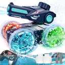 Lehoo Castle Amphibious Remote Control Car, 4WD RC Cars for Boys Age 8-12 with Water Gun, Remote Control Boat for Kids, Toys for 6 7 8 9 Year Old Boy