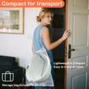 Collapsible Baby Bathtub - Large Baby Bath Tub with Thermometer & Cushion | Travel Portable Newborn Infant Bathtub | Foldable Toddler Bathtub for Baby 0 to 36 Months (Grey)